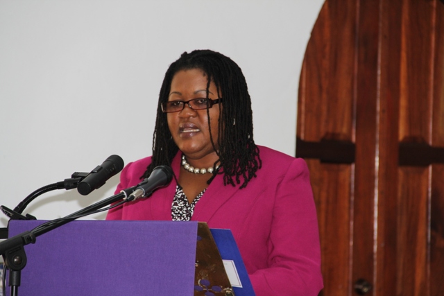 Assistant Secretary in the Ministry of Social Development Michelle Liburd